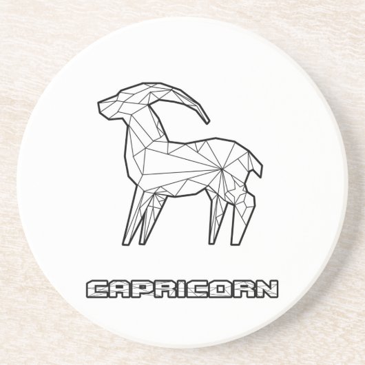 Capricorn Zodiac Sign Untersetzer (Vorne)