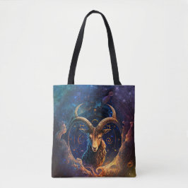 Capricorn Zodiac Sign Watercolor Design Tasche