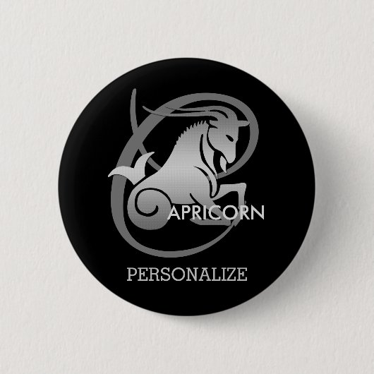 Capricorn - Zodiac-Signaltaste Button (Vorderseite)