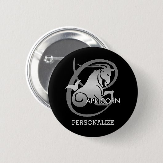 Capricorn - Zodiac-Signaltaste Button (Vorne & Hinten)