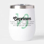 Capricorn Zodiac signieren benutzerdefinierte Eige (Vorderseite)