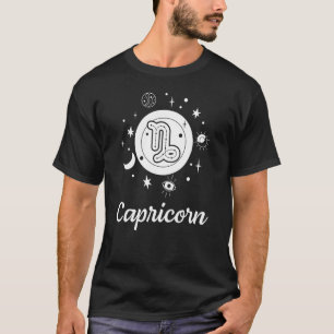 Capricorn Zodiac Signs Birthday Astrology Horoscop T-Shirt
