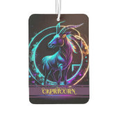 Capricorn Zodiac Signs Celestial Air Freshener Autolufterfrischer (Rückseite)