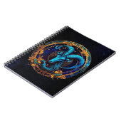 Capricorn Zodiac Spiral Notebook Notizblock (Linke Seite)