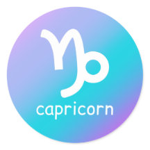 Capricorn Zodiac Star Sign Astrologie Blue Gradien