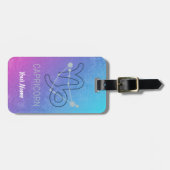 Capricorn Zodiac Star Sign Horoscope Constellation Gepäckanhänger (Vorderseite horizontal)