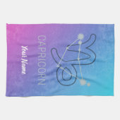 Capricorn Zodiac Star Sign Horoscope Constellation Geschirrtuch (Horizontal)