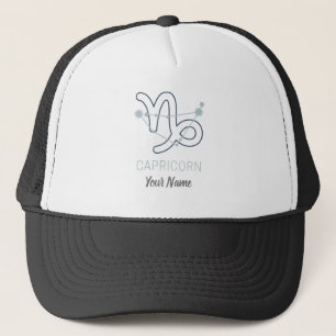 Capricorn Zodiac Star Sign Horoscope Constellation Truckerkappe