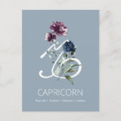 Capricorn Zodiac Star Sign Postkarte (Vorderseite)
