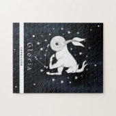 Capricorn Zodiac Star Signature Horoskop Symbol &  Puzzle (Horizontal)
