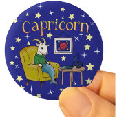 Capricorn Zodiac Star-Zeichen Button