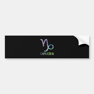Capricorn Zodiac Symbol Astrologie Sea Goat Gesche Autoaufkleber
