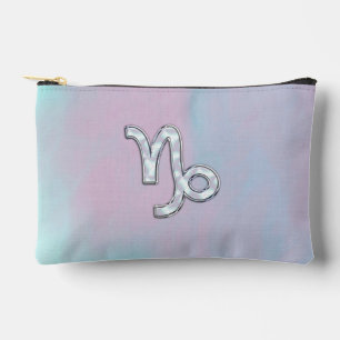 Capricorn Zodiac Symbol auf der Mutter der Perle D Zubehörtasche