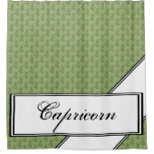 Capricorn Zodiac Symbol Element von K Yoncich Duschvorhang (Vorderseite)