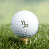 Capricorn Zodiac Symbol Element von K Yoncich Golfball (Insitu T-Shirt)