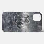 Capricorn Zodiac Symbol Industrial Style Case-Mate iPhone Hülle (Rückseite (Horizontal))