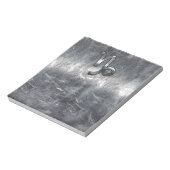 Capricorn Zodiac Symbol Industrial Style Notizblock (Rotiert)