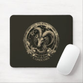 Capricorn Zodiac Symbol Sea Goat Celestis Fantasy Mousepad (Mit Mouse)