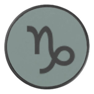 Capricorn Zodiac Symbol Standard von K Yoncich Eishockey Puck