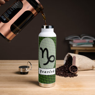 Capricorn Zodiac Symbol Standard von K Yoncich Trinkflasche