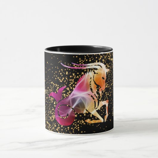 Capricorn Zodiac Tasse (Zentrum)