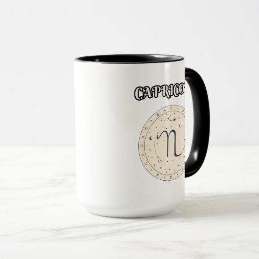 capricorn zodiac tasse (VorderseiteRechts)