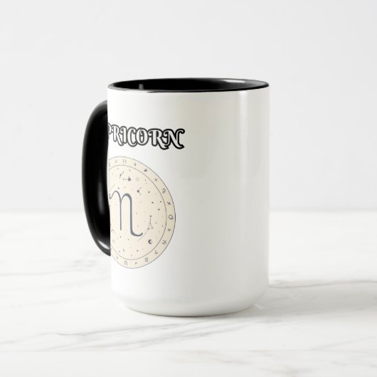 capricorn zodiac tasse (Vorderseite Links)