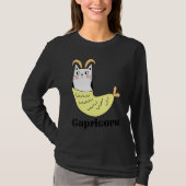 Capricorn Zodiac Unterschreiben Niedliche Funny Ca T-Shirt (Vorderseite)