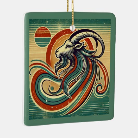 Capricorn Zodiac Weihnachtsschmuck (Rechts)