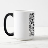 Capricorn Zodiac Word Cloud Inspiration Verwandlungstasse (Links)