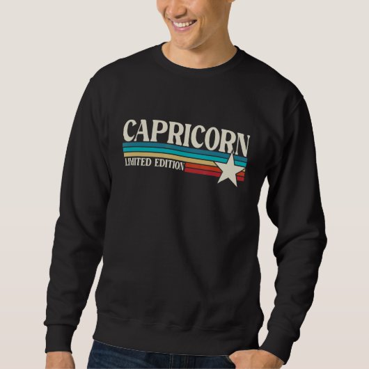 Capricorn-Zodiac-Zeichen 1 Sweatshirt (Vorderseite)