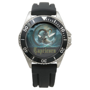Capricorn-Zodiac-Zeichen Armbanduhr
