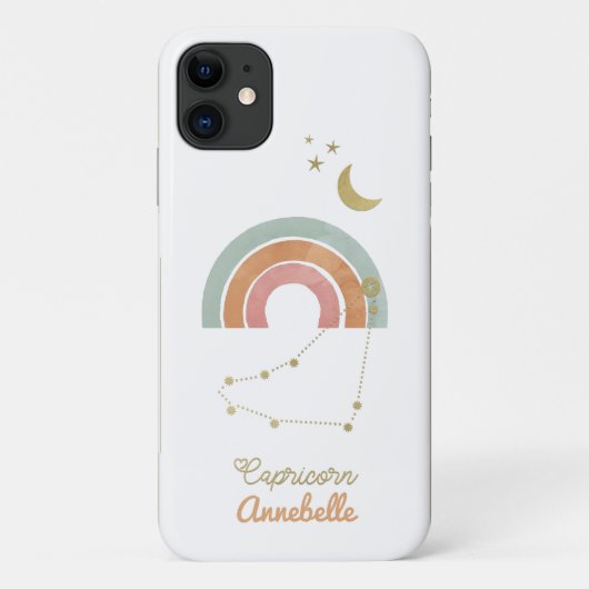 Capricorn-Zodiac-Zeichen Case-Mate iPhone Hülle (Rückseite)