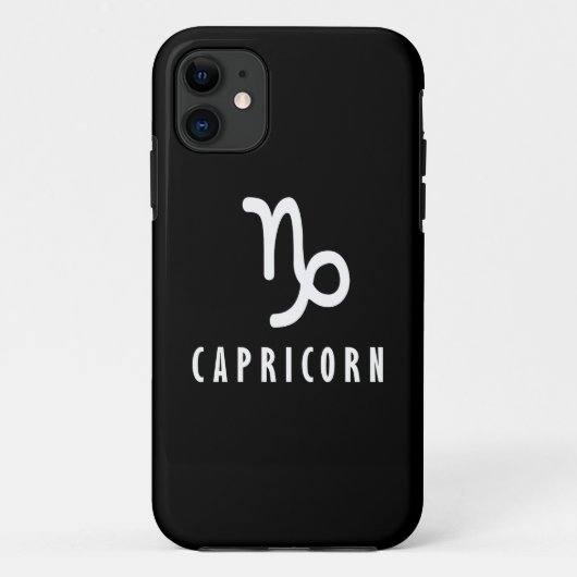 Capricorn-Zodiac-Zeichen Case-Mate iPhone Hülle (Rückseite)