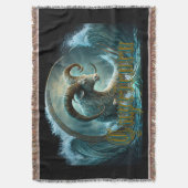 Capricorn-Zodiac-Zeichen Decke (Vorderseite Vertikal)