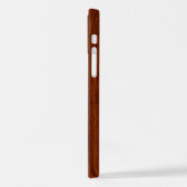 Capricorn Zodiac-Zeichen im Mahoganstil iPhone Hülle (Linke Seite)