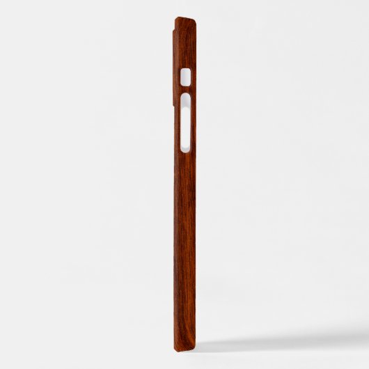 Capricorn Zodiac-Zeichen im Mahoganstil iPhone Hülle (Linke Seite)