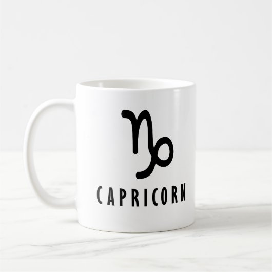 Capricorn-Zodiac-Zeichen Kaffeetasse (Links)