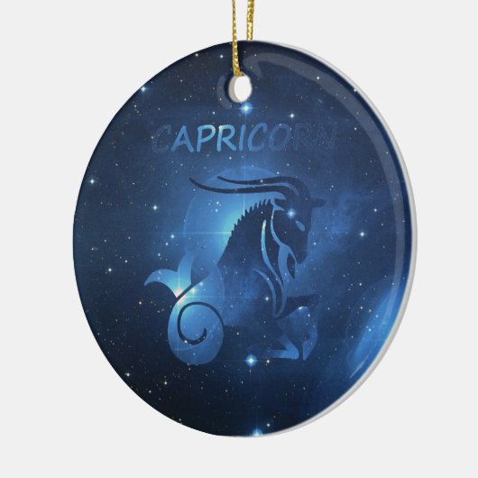 Capricorn-Zodiac-Zeichen Keramik Ornament (Links)
