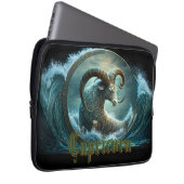 Capricorn-Zodiac-Zeichen Laptopschutzhülle (Vorne Rechts)