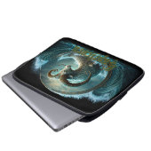 Capricorn-Zodiac-Zeichen Laptopschutzhülle (Vorne Knopf)