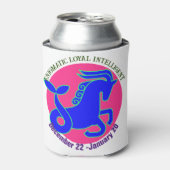 Capricorn Zodiac-Zeichen Personalisiert Dosenkühler (Kanne Vorderseite)