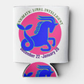 Capricorn Zodiac-Zeichen Personalisiert Dosenkühler (Vorderseite)