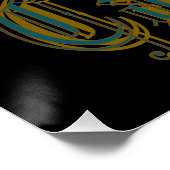 Capricorn-Zodiac-Zeichen Poster (Ecke)