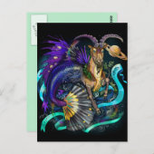 Capricorn-Zodiac-Zeichen Postkarte (Vorne/Hinten)