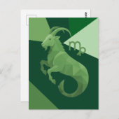 Capricorn-Zodiac-Zeichen Postkarte (Vorne/Hinten)