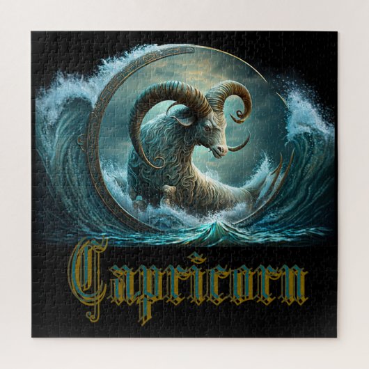Capricorn-Zodiac-Zeichen Puzzle (Vertikal)