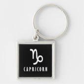 Capricorn-Zodiac-Zeichen Schlüsselanhänger (Vorne)