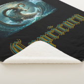 Capricorn-Zodiac-Zeichen Sherpadecke (3/4)