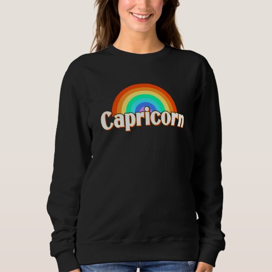 Capricorn-Zodiac-Zeichen Sweatshirt (Vorderseite)